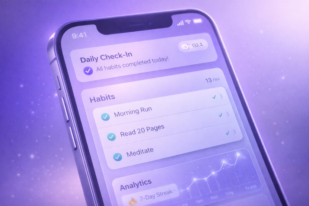erfolgs tracking auf dem smartphone
