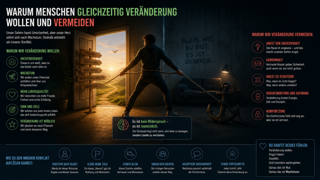 warum menschen gleichzeitig veränderung wollen und vermeiden