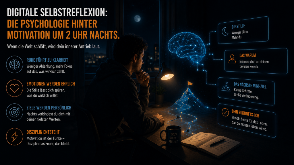 die psychologie hinter motivation um 2 uhr nachts