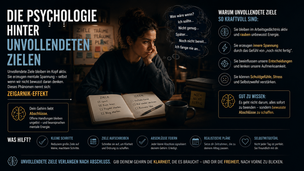 die psychologie hinter unvollendeten zielen