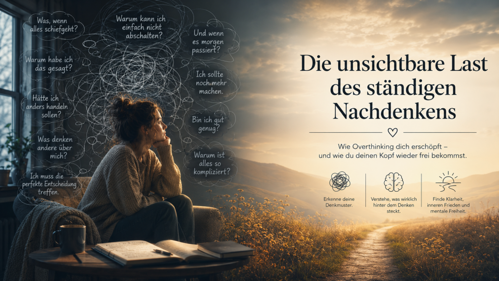 die unsichtbare last des ständigen nachdenkens