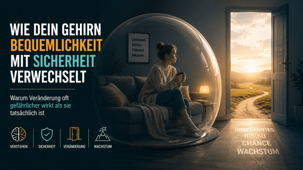 wie dein gehirn bequemlichkeit mit sicherheit verwechselt